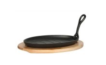 Gjutjärnspanna med avtagbart handtag