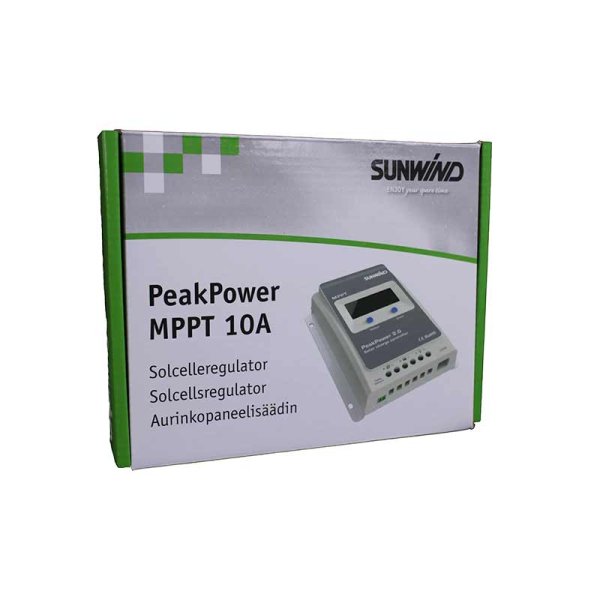 Solcellsregulator PeakPower 2.0 MPPT 10A