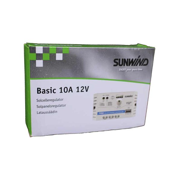 Solcellsregulator Sunwind Basic 10A 12V
