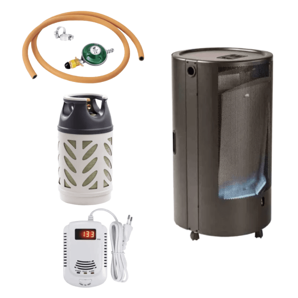 Paketerbjudande - Gasolkamin Blue Belle Chic