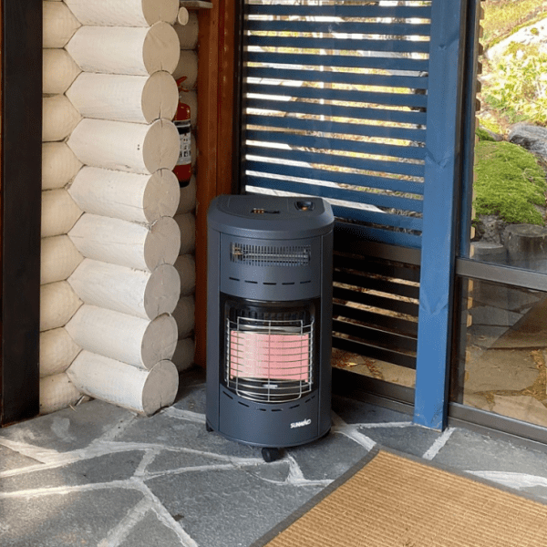 Gasolkamin Fan-tastic med fläkt