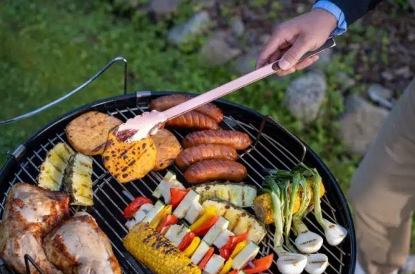 Grillverktygset 3st Rose guld