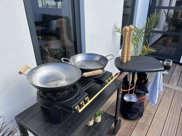 HOT WOK Double 2 x 10 kW gasbrännare