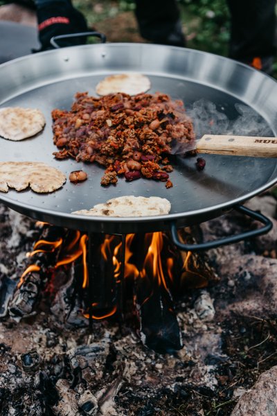 Paellapanna 70Cm Kallvalsat Stål